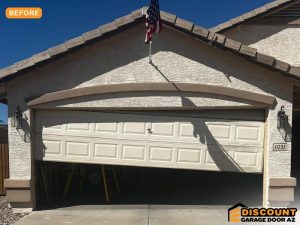 Discount Garage Door of AZ broken door tracks