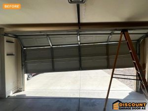 Discount Garage Door of AZ door off tracks